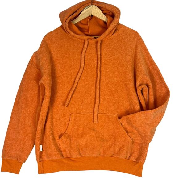 Soft Serve Original Cloud Cotton Hoodie Womens Medium Pumpkin Spice Orange - Picture 1 of 10